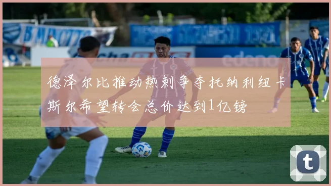 德泽尔比推动热刺争夺托纳利纽卡斯尔希望转会总价达到1亿镑